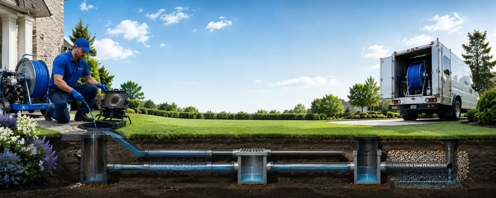 Outdoor drain cleaning information for Grafton, NH